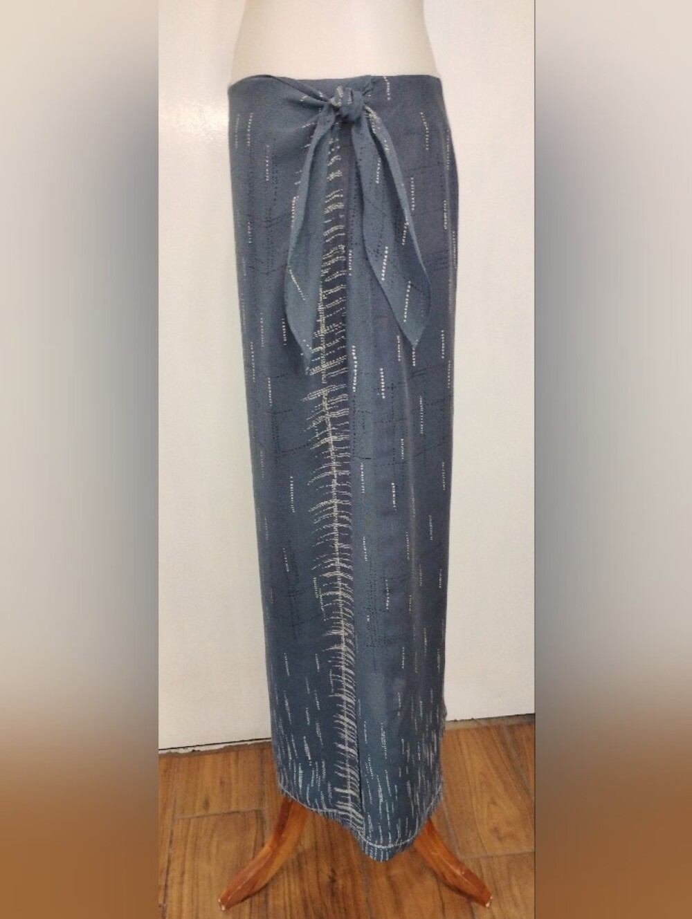 DUE PER DUE COLLECTION SILK MAXI SKIRT